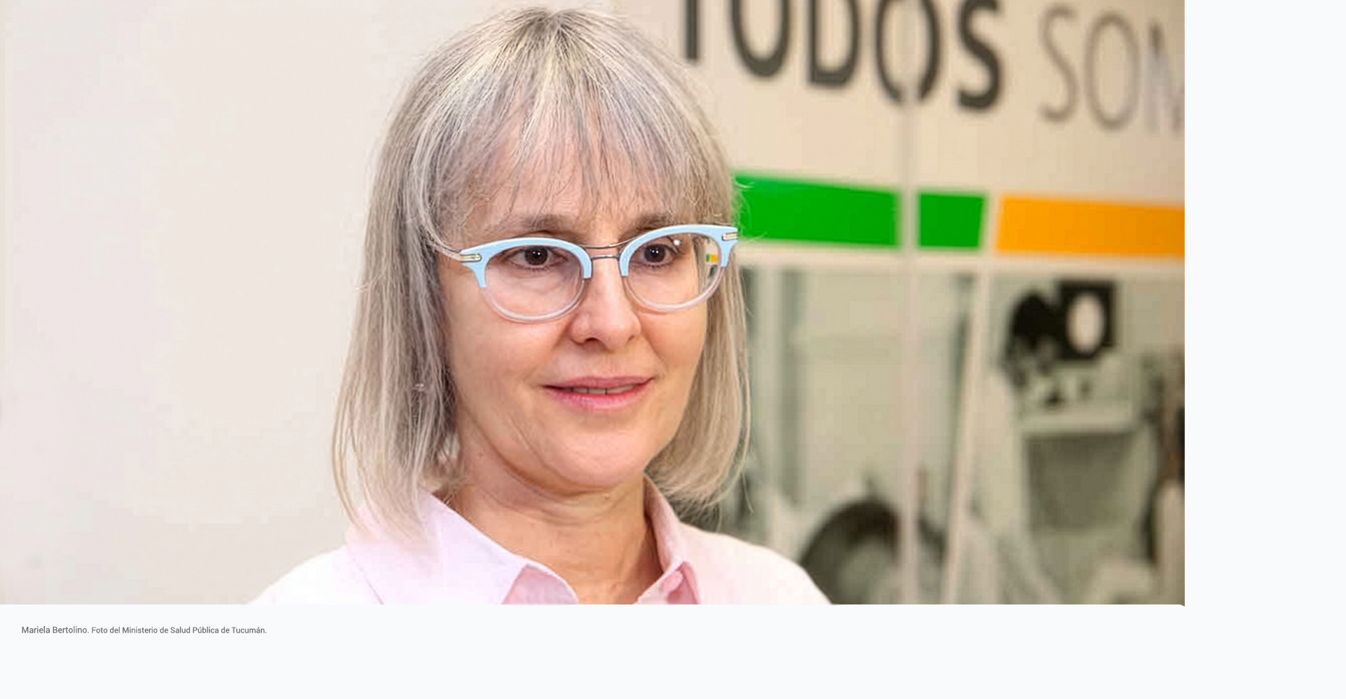 Falleció la doctora Mariela Bertolino